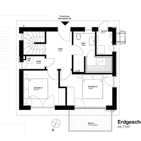 Diemelblick 39 Mit Hund - Direkt Am Mit Sauna, Terrasse Und Garten Fuer Bis Zu 5 Personen * Diemelsee