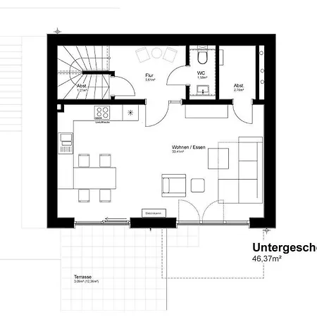 Diemelblick 39 Mit Hund - Direkt Am Mit Sauna, Terrasse Und Garten Fuer Bis Zu 5 Personen Dom wakacyjny *