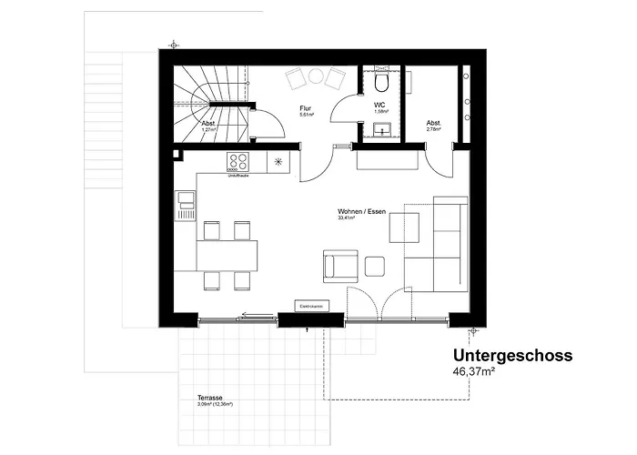 Diemelblick 39 Mit Hund - Direkt Am Mit Sauna, Terrasse Und Garten Fuer Bis Zu 5 Personen 度假居 *